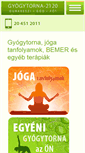 Mobile Screenshot of gyogytorna-2120.hu